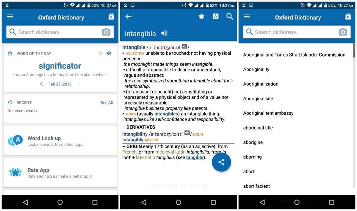 Oxford dictionary android